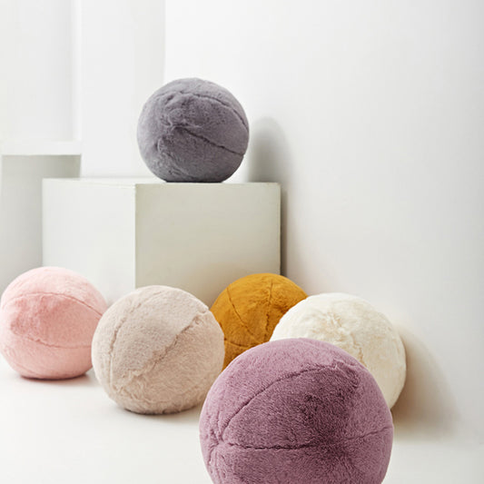 Round Plush Pillow Sofa Cushion Decoration