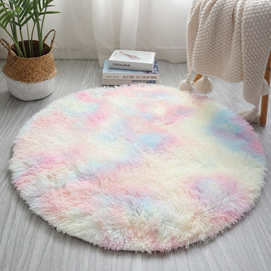 Nordic Living Room Carpet Tie-dye Sofa Coffee Table Mat Home Bedroom Bedside Blanket