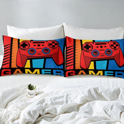 Mobile Game Elements 3D Digital Printing Duvet Cover