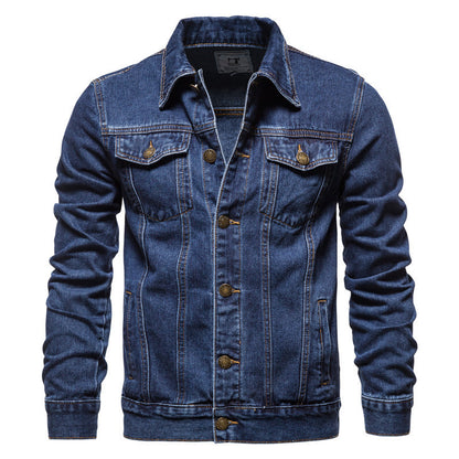 Cotton Casual Slim-fit Jacket Men's Denim Jacket Men's