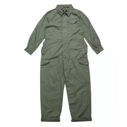 Multi-pocket Overalls Loose Work Suit