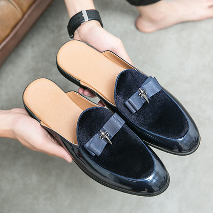 Half Slippers Heel-free Winter Lazy Casual Shoes