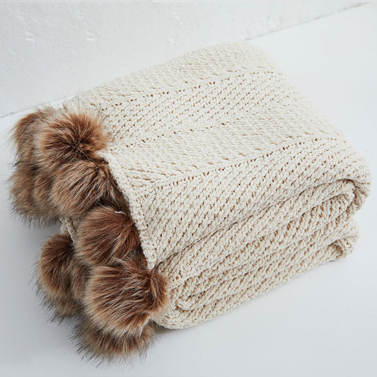 Hairball Chenille Super Soft Office Nap Blanket