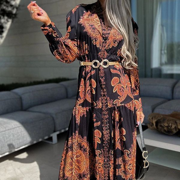 Fashion Casual Slit Long Dress