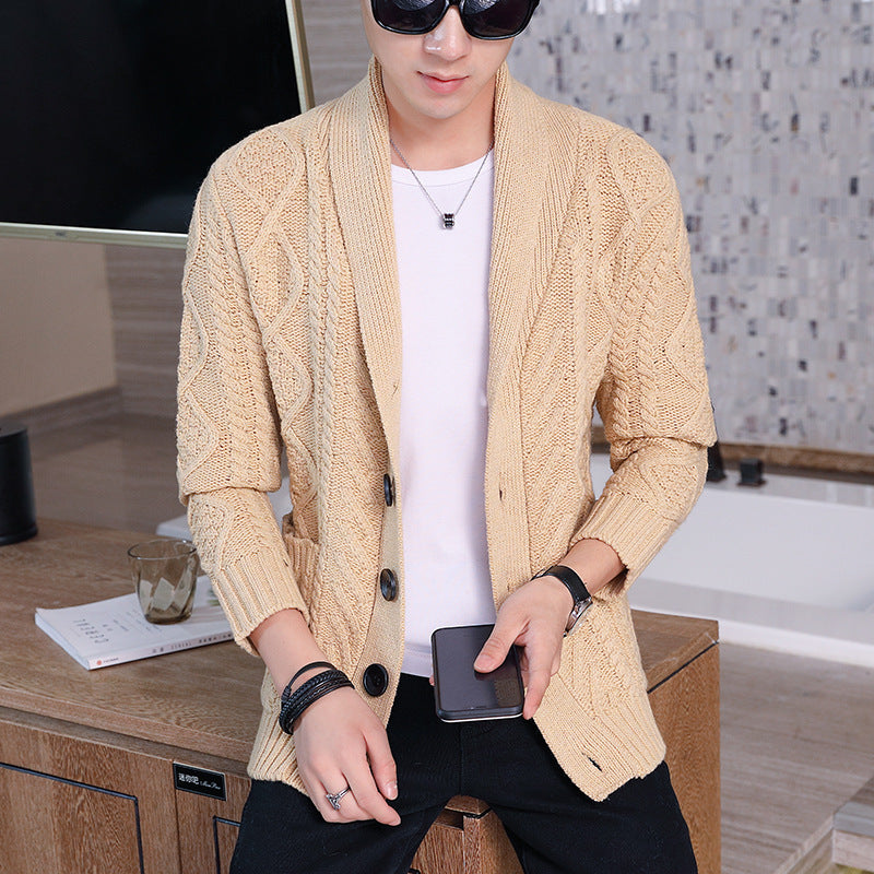 Men's Fashion Simple Sweater Coat