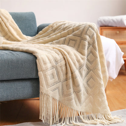 Summer Office Air Conditioning Nap Blanket Knitting